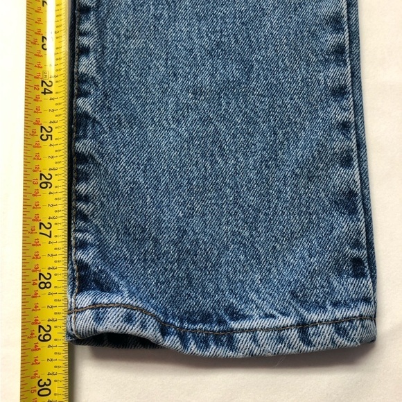 VINTAGE Guess '90s Straight Leg Denim Jeans Size 12 Made In Canada :) - Picture 9 of 10